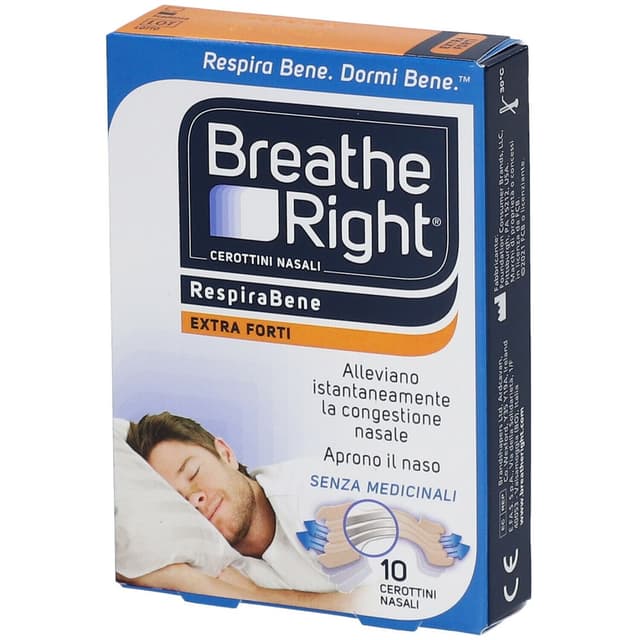 Breath Right Extra Stark – 10 tiras nasales