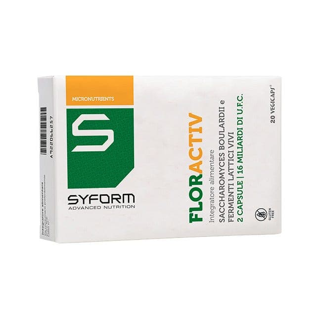 Floractiv – Probióticos con bacterias lácticas, 20 cápsulas