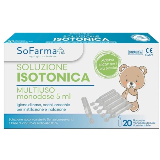 Soluz Salina 0,9% – 20 ampollas de 5 ml