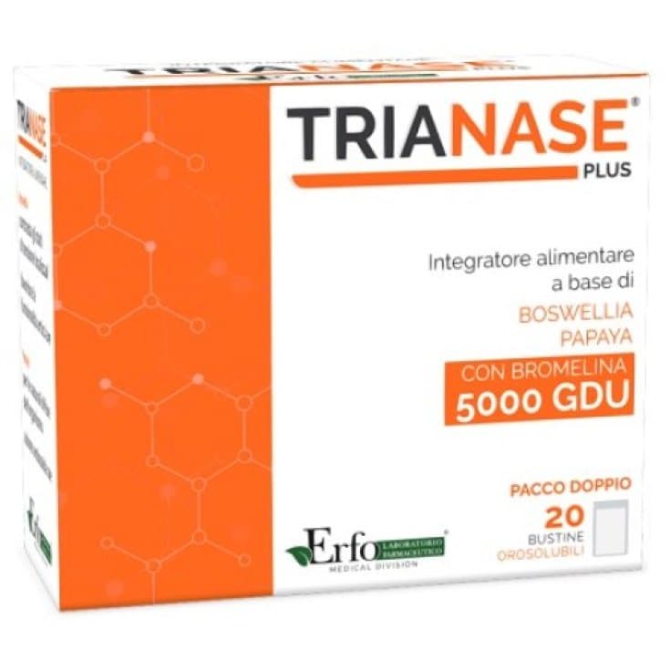 Bromelina 1,2 g + Incienso (Boswellia) – 20 sobres | Trianase