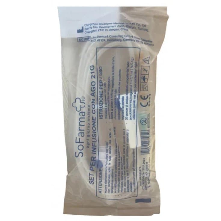 Equipo de infusión con aguja SF+ – Accesorio para infusión