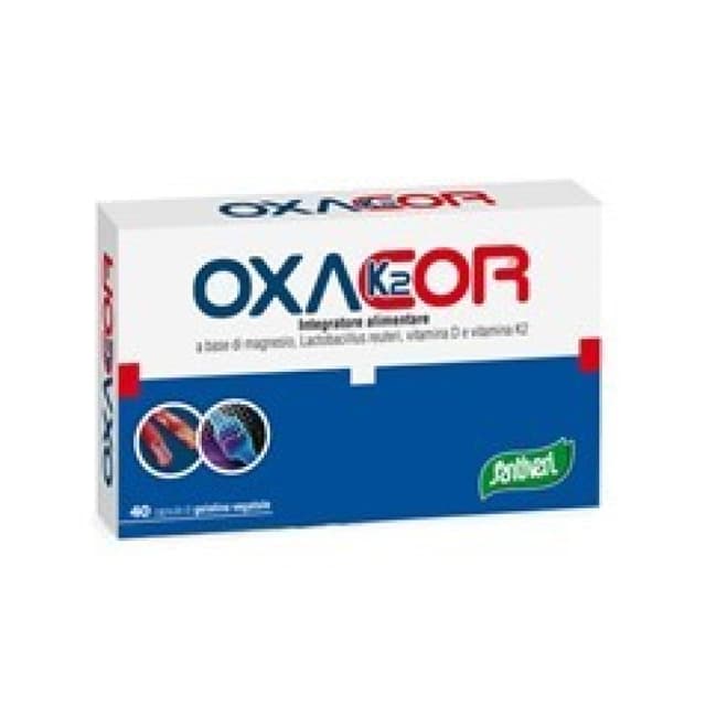 Oxacor K2 Santiveri con Vitamina D3 + K2 + Magnesio – 40 cápsulas
