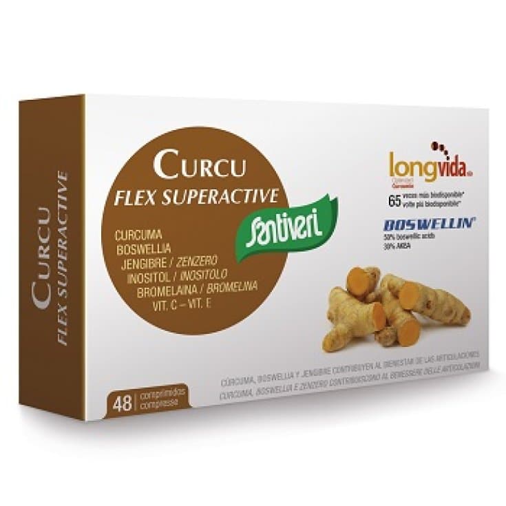 Curcuma + Jengibre | Curcu Flex Superactive – 48 comprimidos