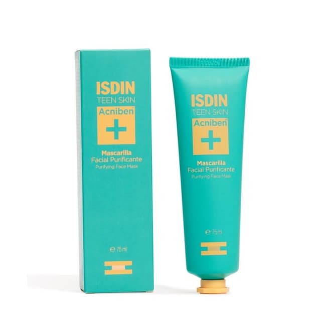 ISDIN Acniben Oily Skin Mask – Mascarilla facial, 75 ml