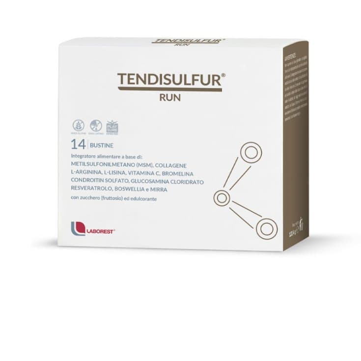 Tendisulfur Run – Vitamina C 1000 mg + Colágeno – 14 sobres