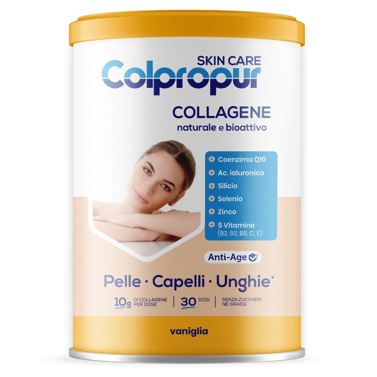 Collagene Skin Care Vanille – 309 g en polvo