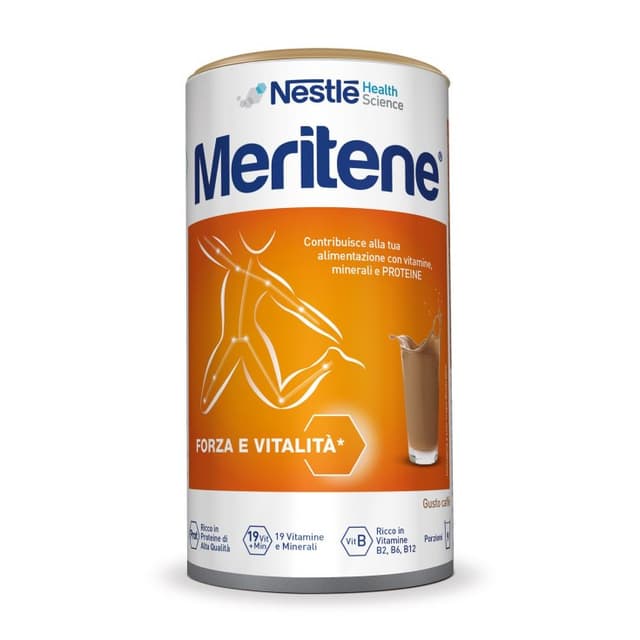 Meritene Café – Proteínas + Vitaminas y Minerales – 270 g en polvo