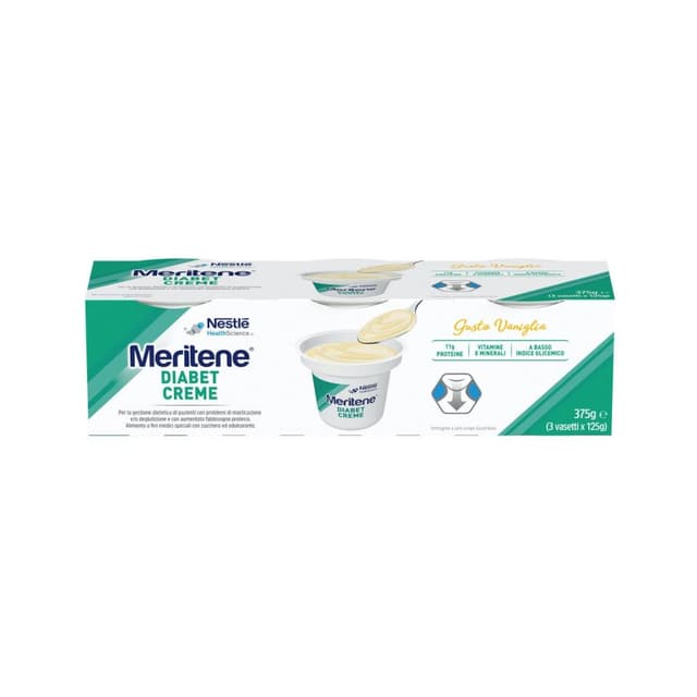 Meritene Diabet Crema Vainilla – 3×125 g