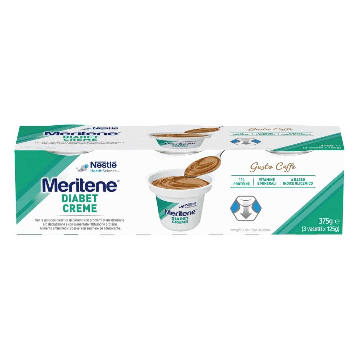 Meritene Diabet Crema Café – 3×125 g