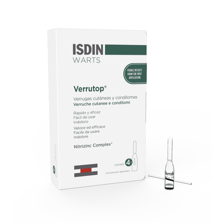 ISDIN Verrutop 4 F – 0,10 ml Solución para el cuidado de la piel