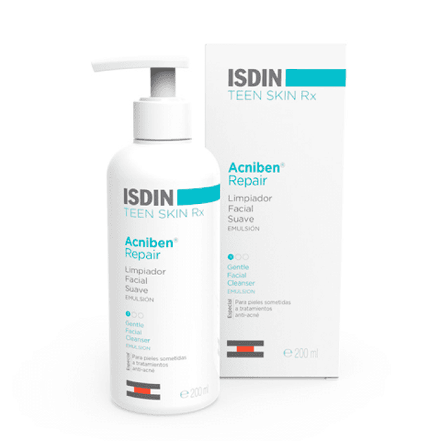 ISDIN Acniben Repair – Gel limpiador, 180 ml