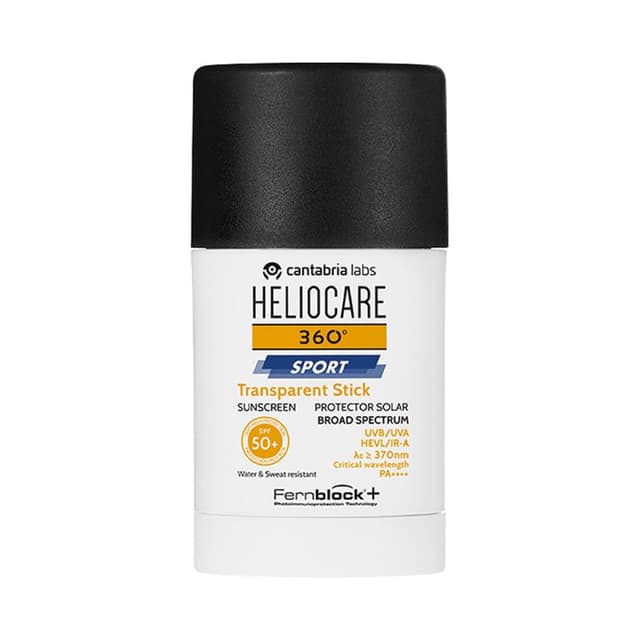 Heliocare 360 Sport Transparent Stick – Protector solar en barra