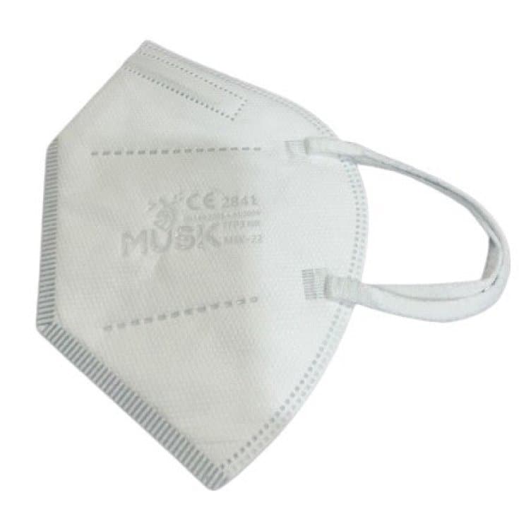 MUSK Mascarilla FFP3 Blanca – Pack de 10 unidades