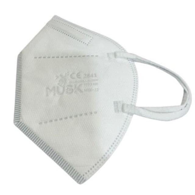 MUSK Mascarilla FFP3 Blanca – Pack de 10 unidades