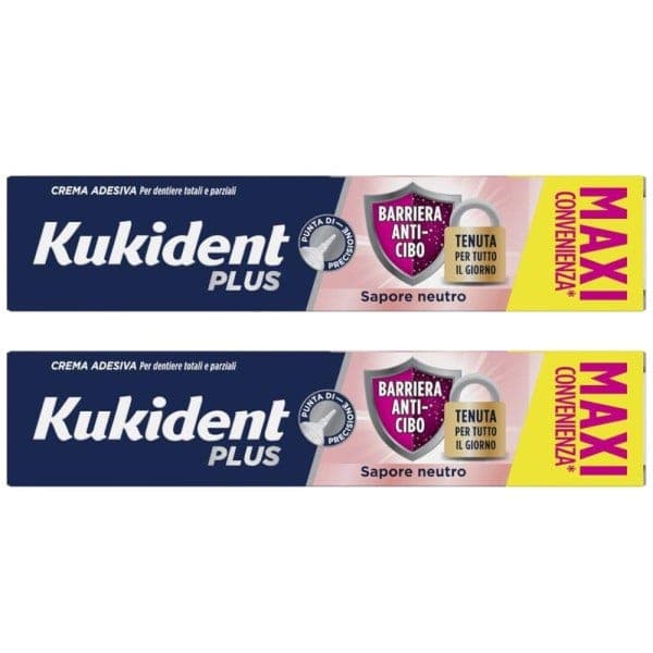 Kukident Pack Doble – Comprimidos limpiadores para prótesis dentales