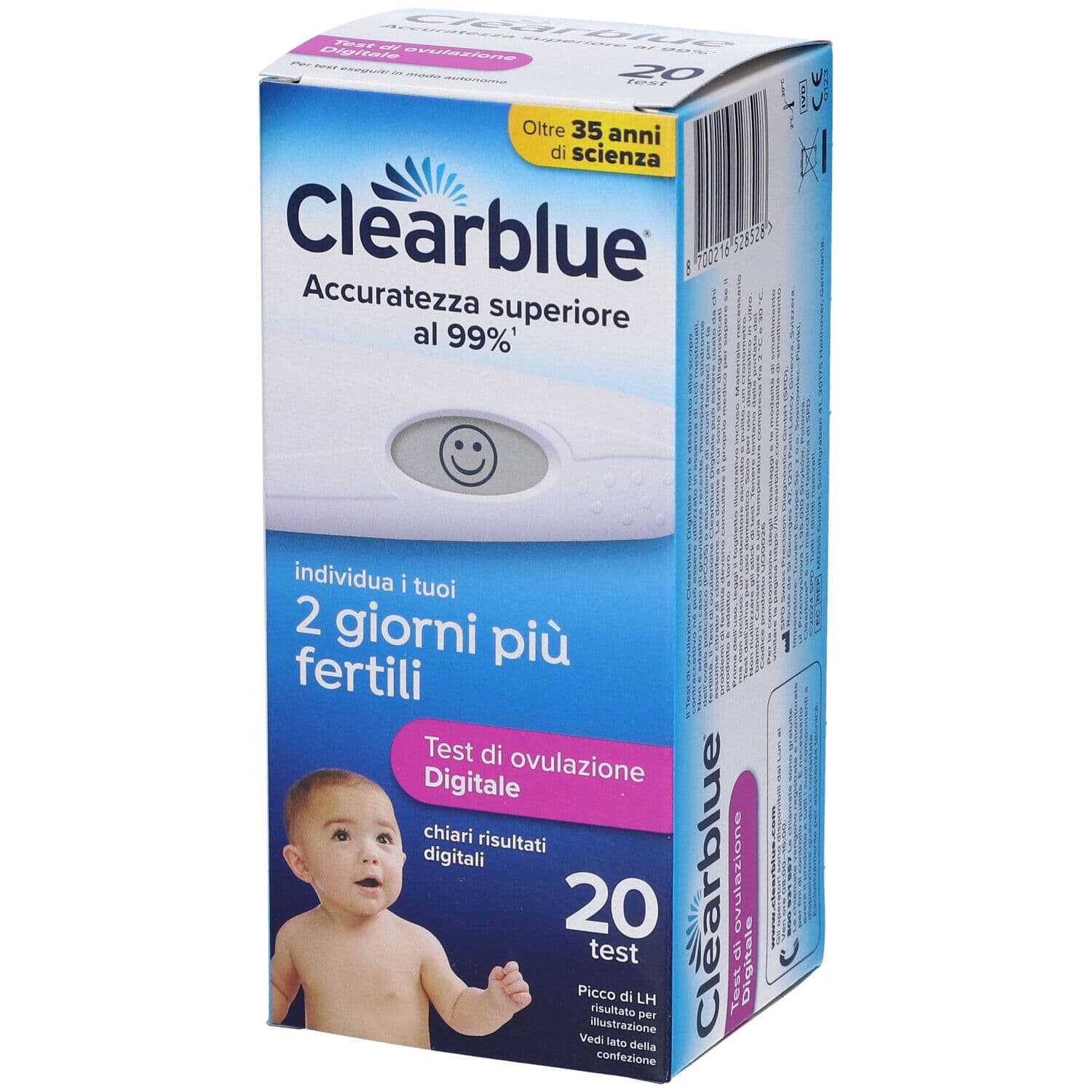 Clearblue Test de Ovulación Basic – 20 unidades