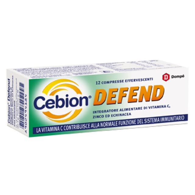 Cebion Defend Vitamina C + Zinc – 12 comprimidos efervescentes
