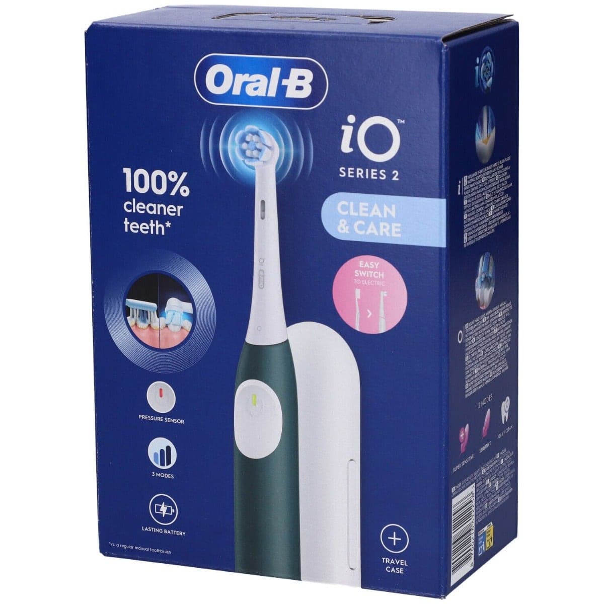Oral-B Power iO2 Forest Green – Cepillo de dientes eléctrico