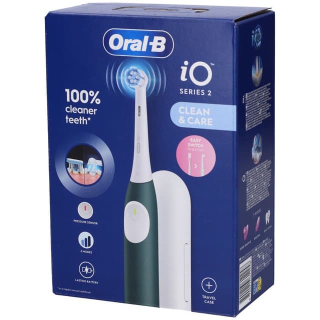 Oral-B Power iO2 Forest Green – Cepillo de dientes eléctrico