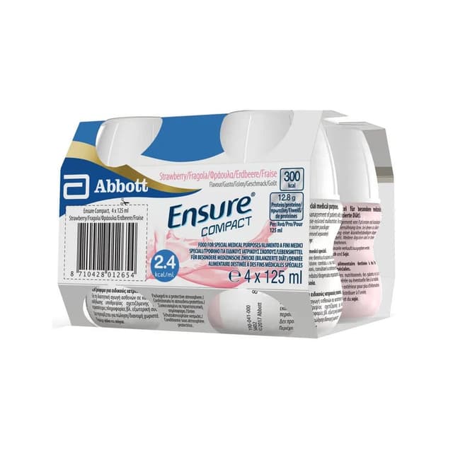 Ensure Compact Fresa – 4 x 125 ml