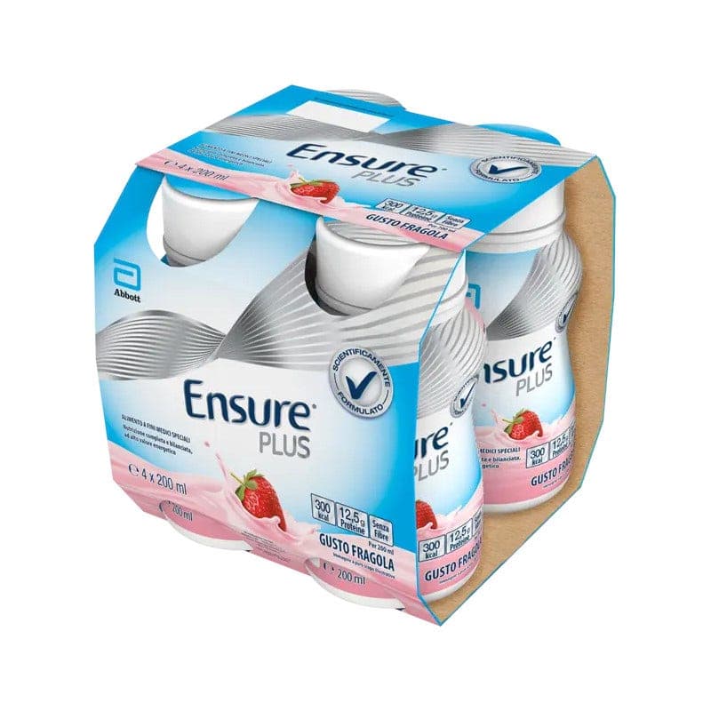Ensure Plus Fresa – 4 x 200 ml de bebida nutricional