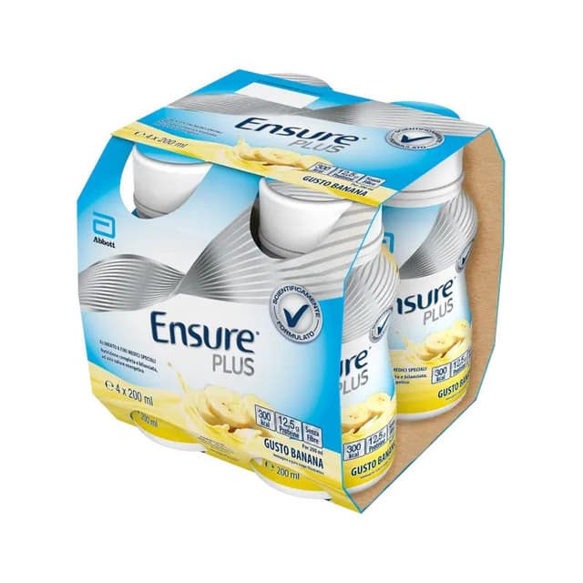 Ensure Plus Plátano – 4 x 200 ml