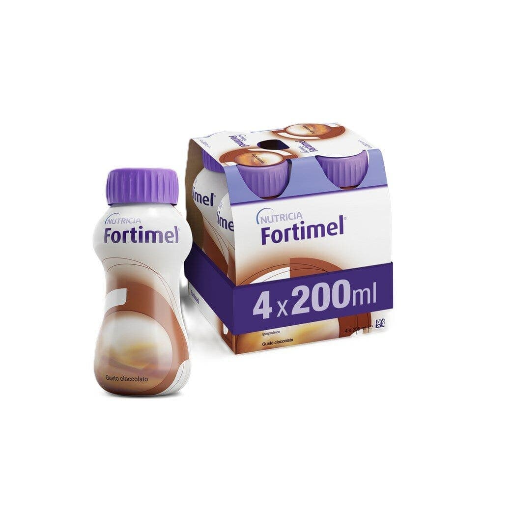 Proteína + Multivitaminas – 4x200 ml bebida nutricional | Fortimel Chocolate
