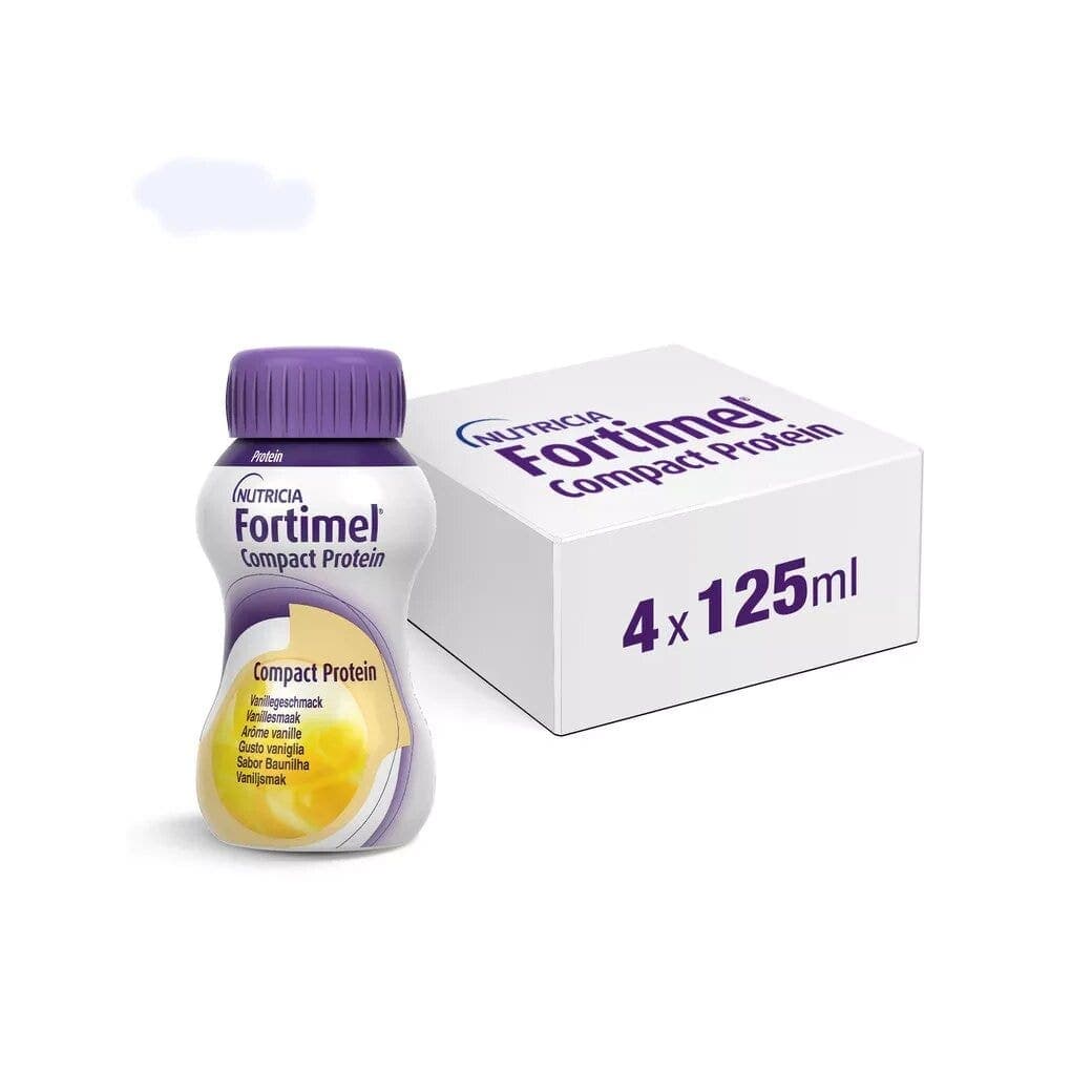 Fortimel Compact Protein Vainilla – 4 × 125 ml