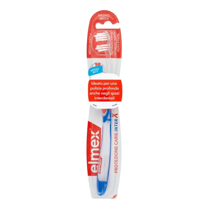 ELMEX INTERX Cepillo de Dientes de Cabezal Corto