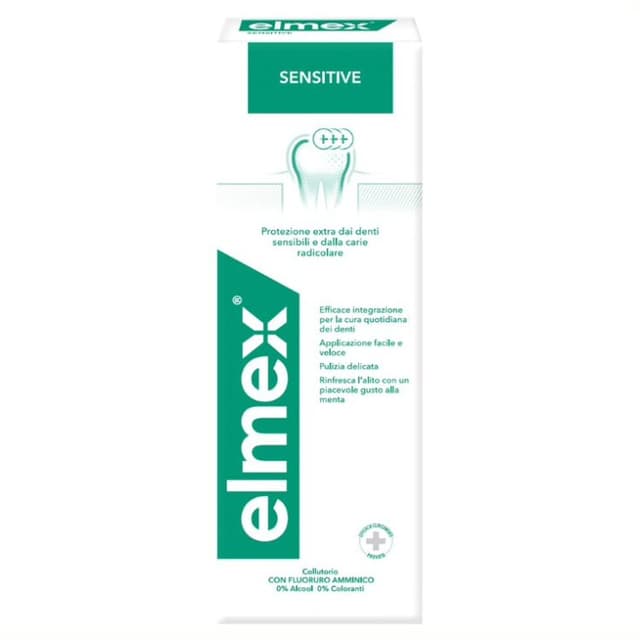 Elmex Sensitive Plus Enjuague Bucal sin alcohol – 400 ml