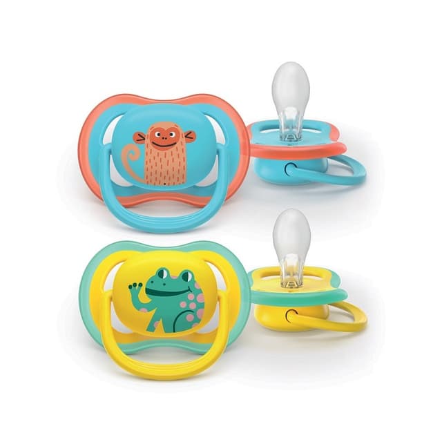 AVENT Ultra Air Chupete Glow – pack de 2, a partir de 18 meses