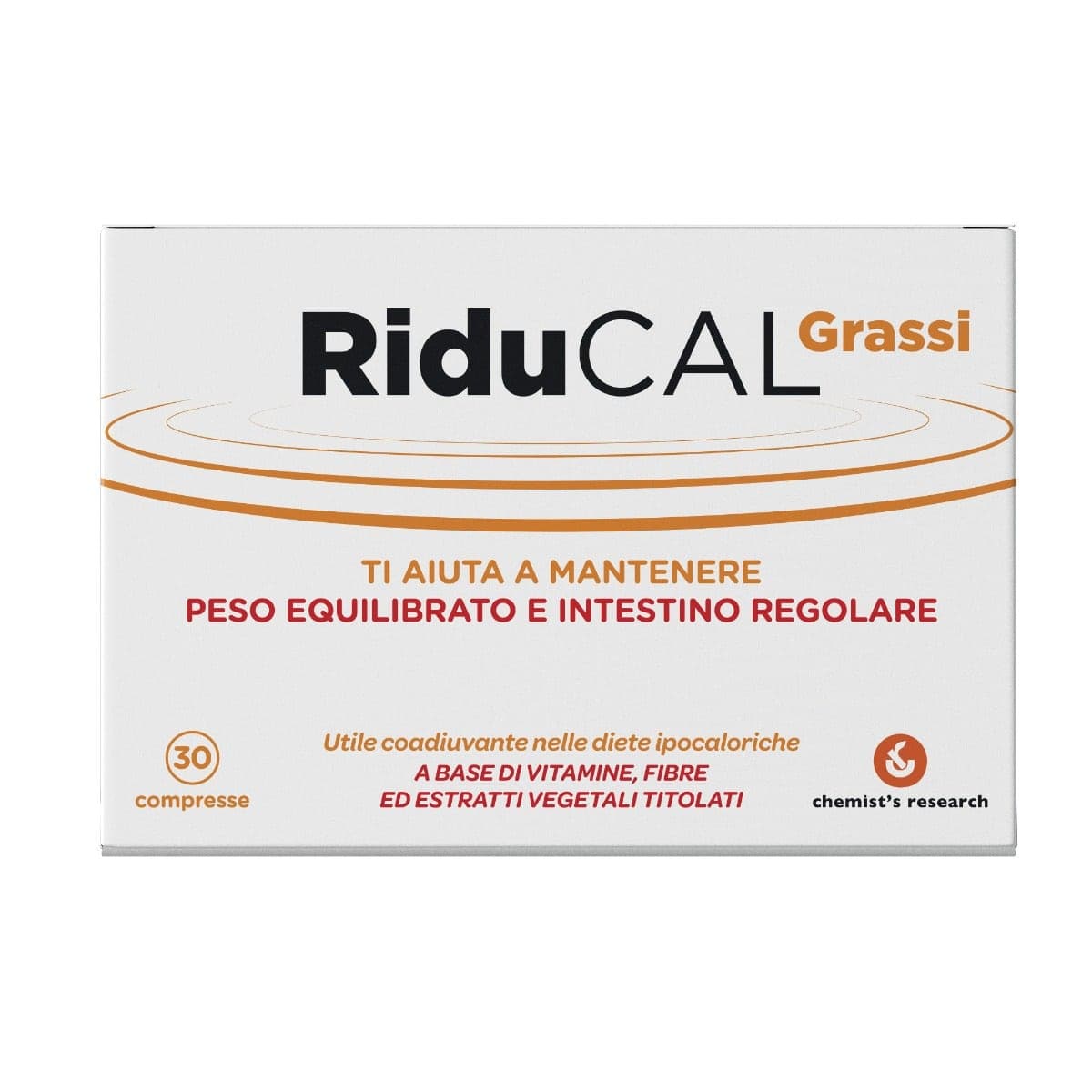 Riducal Grassi Complemento Alimenticio – 30 comprimidos