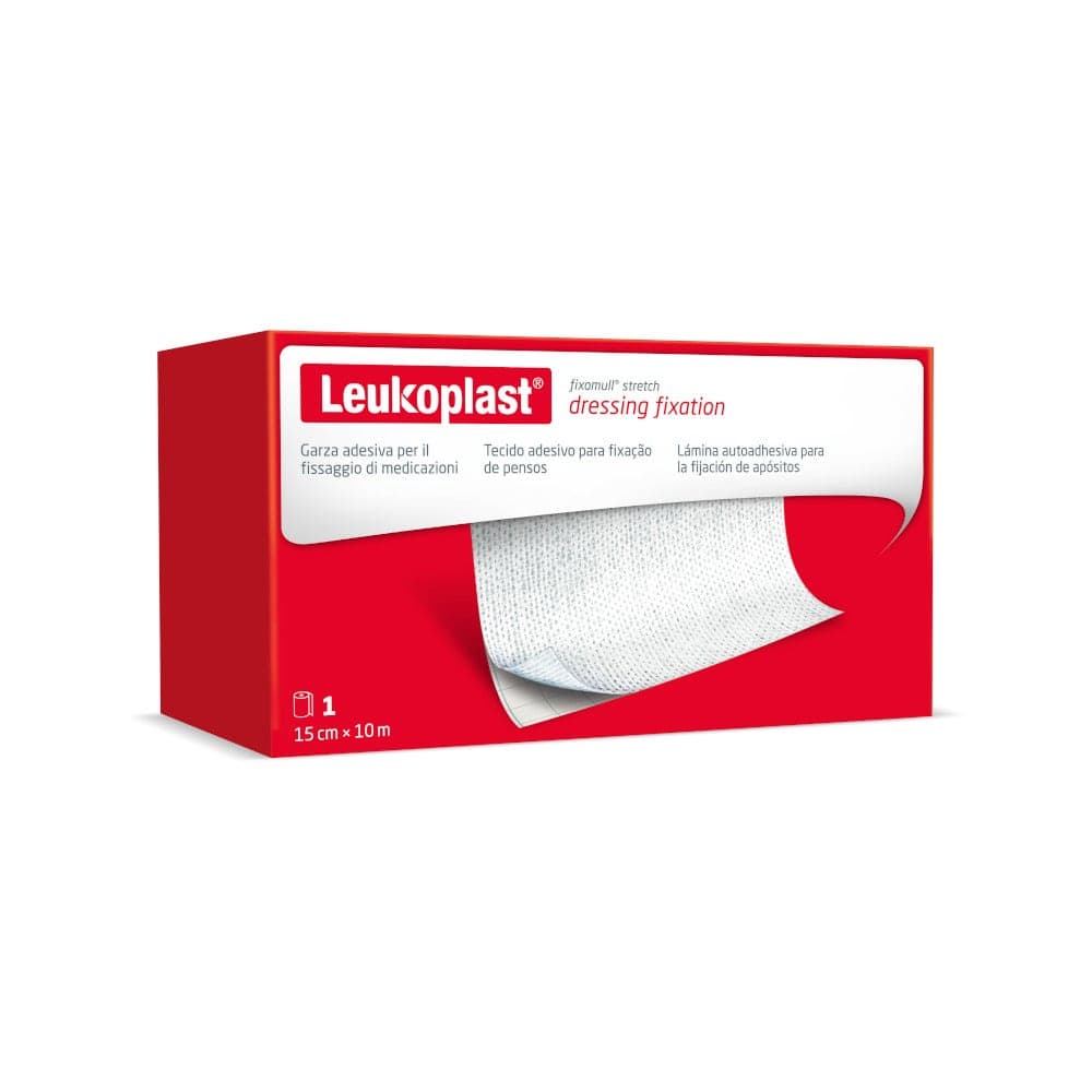 Fixomull Stretch – Esparadrapo elástico 10 m × 15 cm