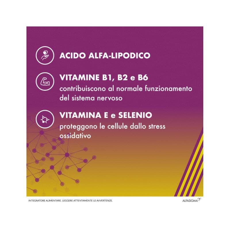 Ácido alfa-lipoico + Selenio – 20 cápsulas | Alanerv Alim 920 mg