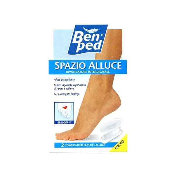 Benped Separador de Dedos para el Dedo Gordo, Talla M – 2 unidades