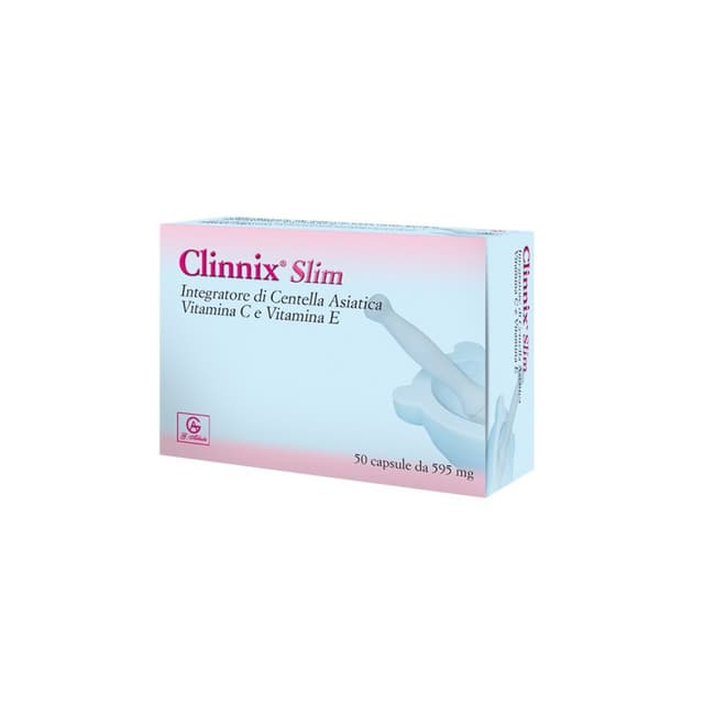 Clinnix-Slim Complemento – Vitamina C 175 mg + Centella (Gotu Kola) – 48 cápsulas