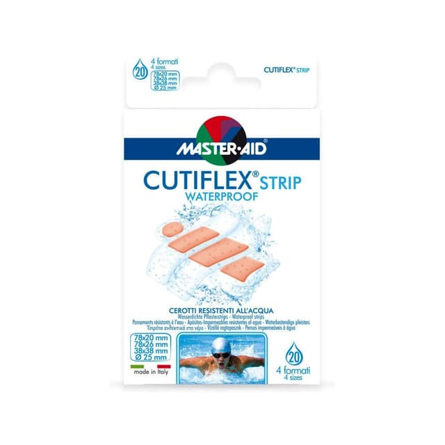 Cutiflex – 20 tiritas en 4 formatos