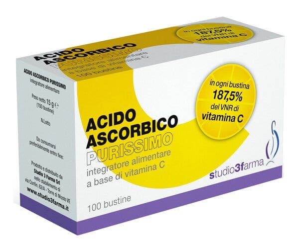 Ácido Ascórbico (Vitamina C) 100 sobres – STUDIO3