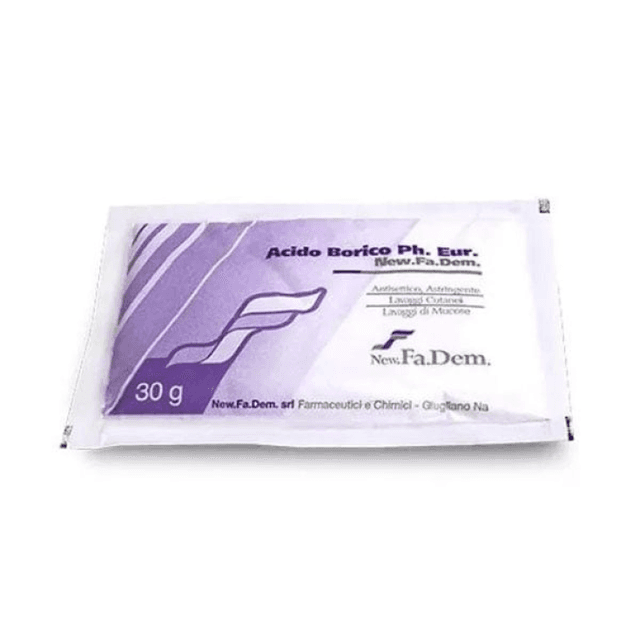 Ácido Bórico en polvo 30 g – FADEM
