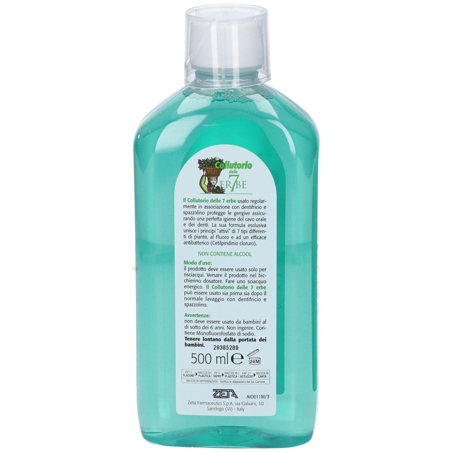 Zeta Colutorio 7 Hierbas – 500 ml