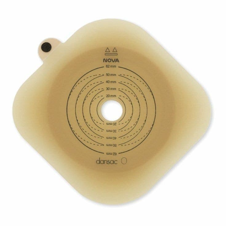 Dansac Placa Base 55 mm, Apertura 15–47 mm – Sistema de estomía