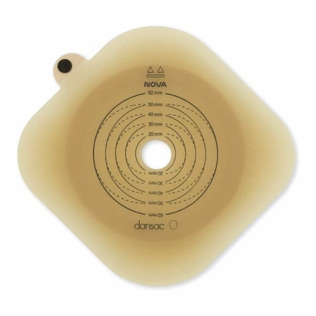 Dansac Placa Base 55 mm, Apertura 15–47 mm – Sistema de estomía