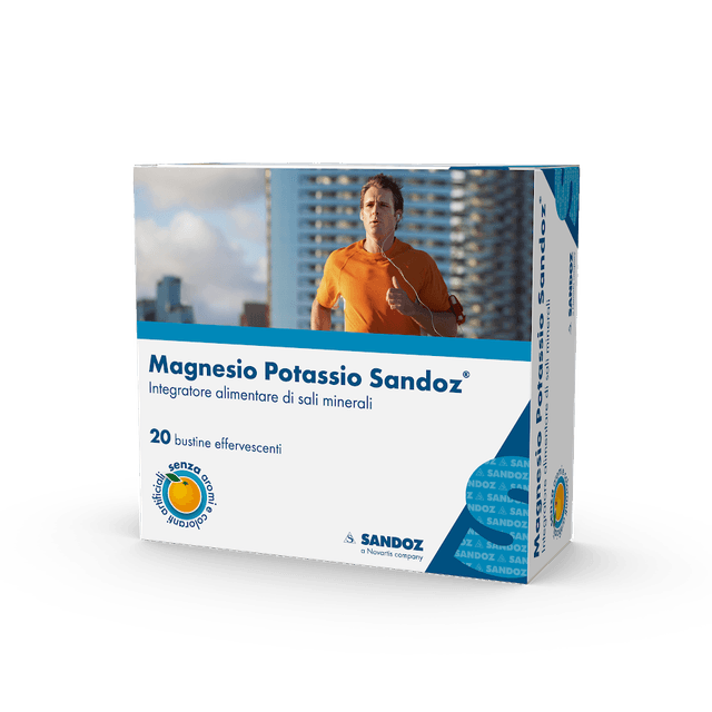 Magnesio Potassio Sandoz – 20 sobres