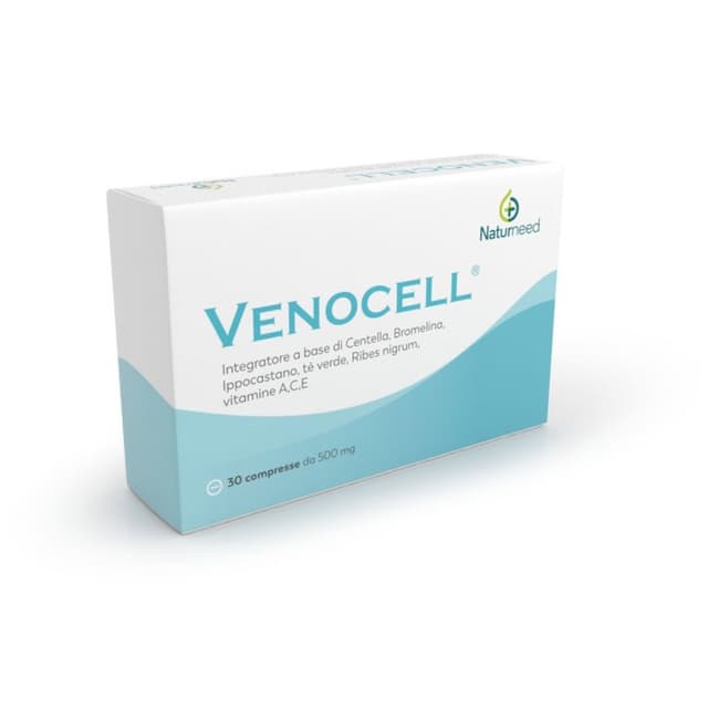 Centella asiática (Gotu Kola) + Castaño de Indias – 30 comprimidos | Venocell