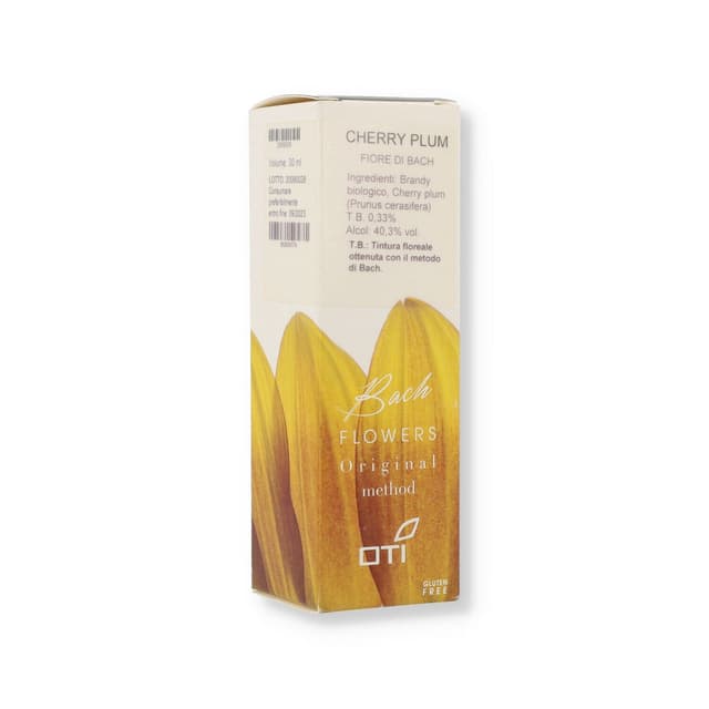Flor de Bach nº 6 Cherry Plum Gotas – 30 ml esencia floral