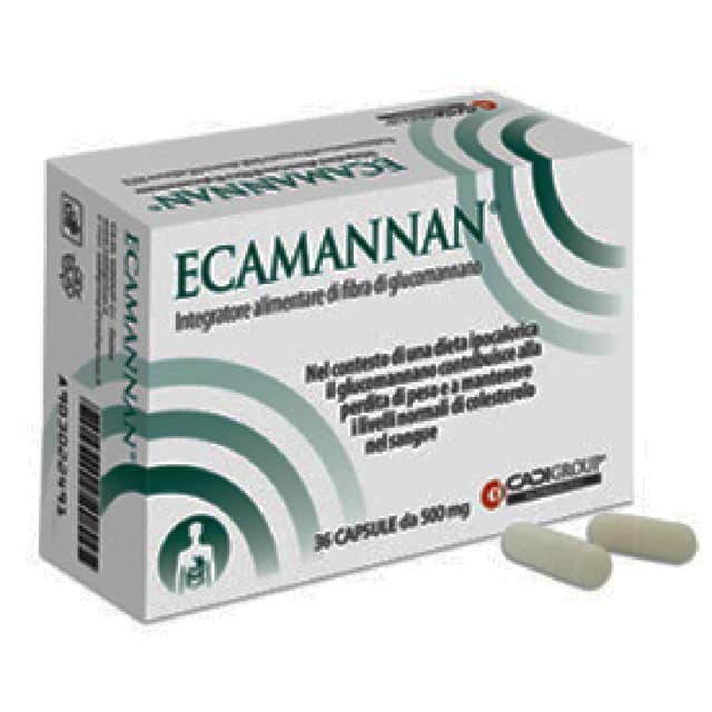 Fibra – 36 cápsulas de 18 g | Ecamannan Integ