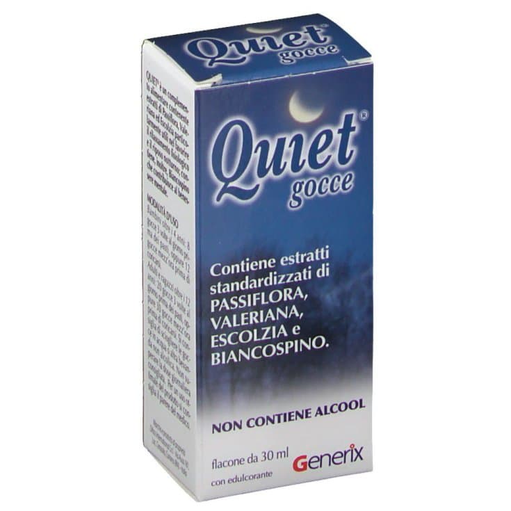 Quiet Integ Gotas – 30 ml de complemento con pasiflora y valeriana
