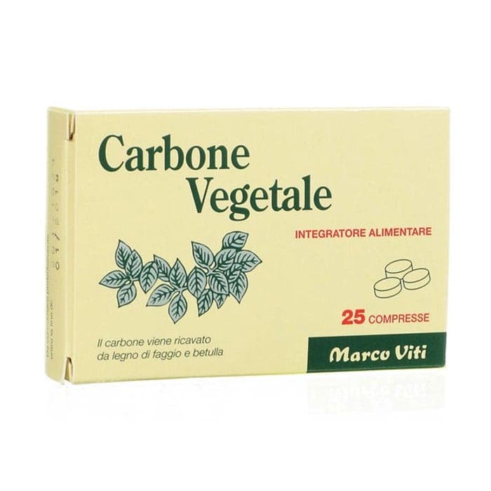 Carbón Vegetal Viti – 25 comprimidos