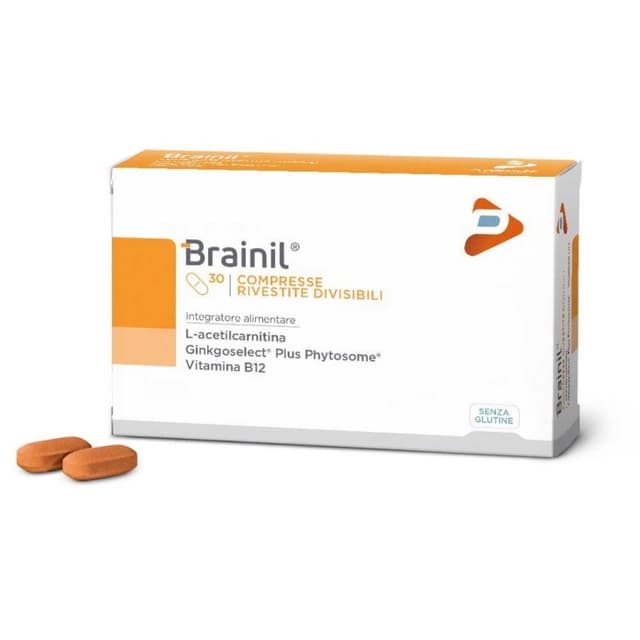 L-Carnitina + Vitamina B12 – 30 comprimidos | Brainil Complemento alimenticio