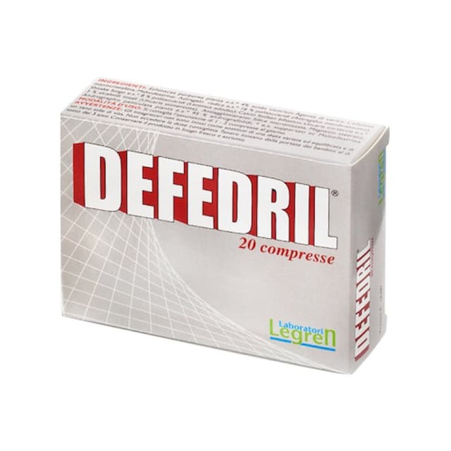 Defedril – 20 comprimidos de 20 g